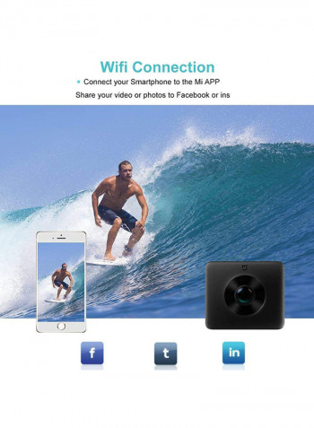 Mijia 360-Degree Wi-Fi 3.5K 16MP Sports And Action Camera