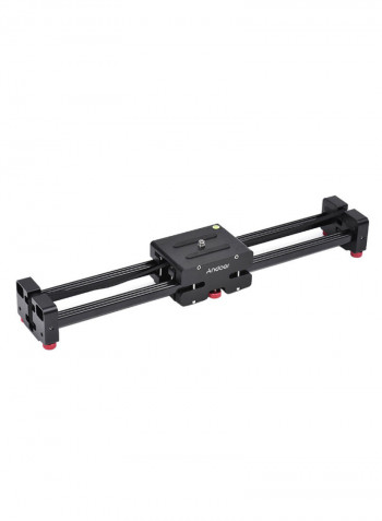 Retractable Track Dolly Slider Video Shooting Stabilizer 52 x 6centimeter Black/Red