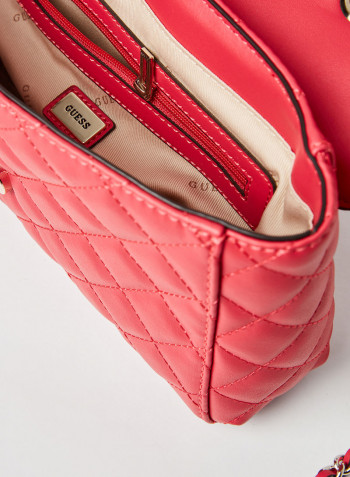 Illy Flap Crossbody Bag Passion