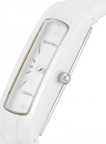Women's Water Resistant Ceramic Analog Watch 315QCWWCW