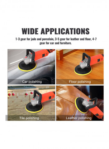 7-Level Multi-Speed Electric Polisher