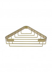 Corner Shower Basket Gold 9.8x6.2x3.1inch