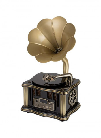 Multi Mode Mini Gramophone 8831A Gold/Black