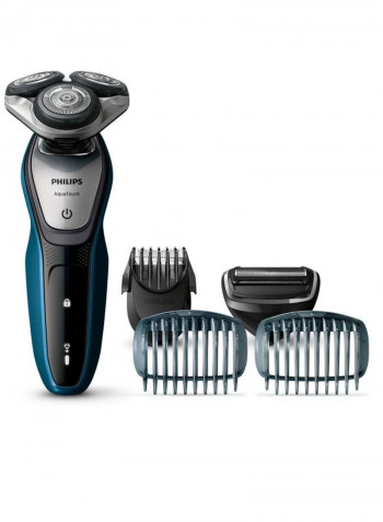 AquaTouch Wet And Dry Electric Shaver Neptune Blue/Charcoal Grey One Size