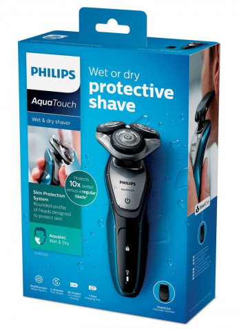 AquaTouch Wet And Dry Electric Shaver Neptune Blue/Charcoal Grey One Size