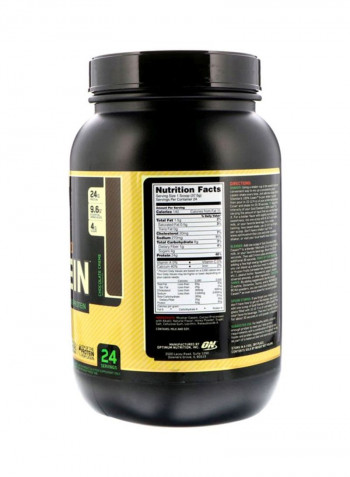 Gold Standard Natural Casein Protein - Chocolate Crème - 907 Gram
