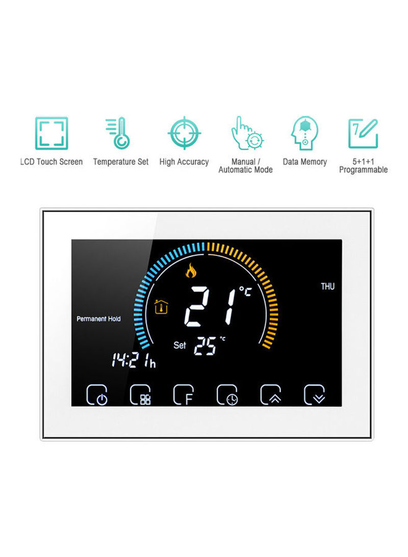 Programmable Thermostat White 16.5x12.5x5.8cm