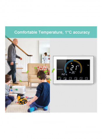 Programmable Thermostat White 16.5x12.5x5.8cm