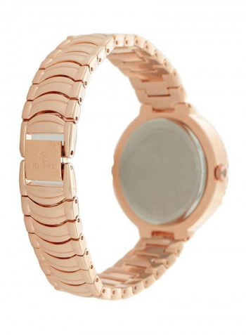 Women's 22K Gold Plated With Crystal Analog Watch P-21875