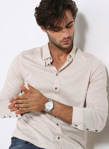 Men's Stainless Steel Analog Watch S12533M