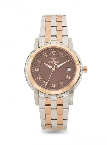 Stainless Steel Analog Watch S12572-1M-6