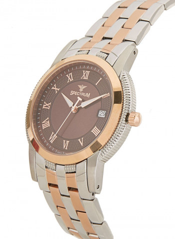 Stainless Steel Analog Watch S12572-1M-6