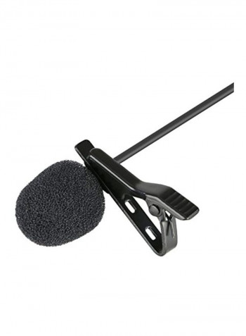 Broadcast Lavalier Microphone LAVMICRODI Black