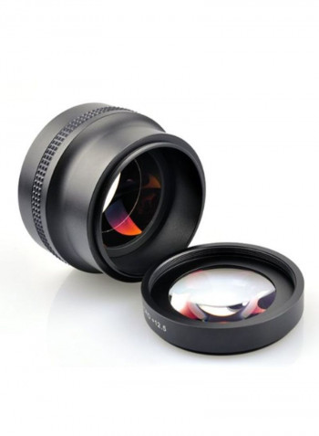 Fisheye Wide Angle Lens For Digital Camera Black