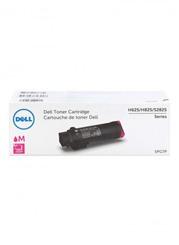 High Yield Magenta Toner Cartridge For Dell H625/H825/S2825 Magenta