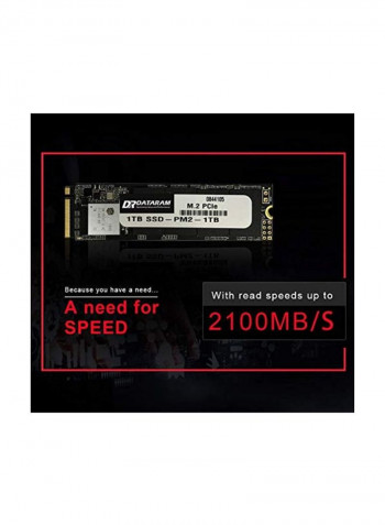 NVMe M.2 Solid State Drive 1TB Black