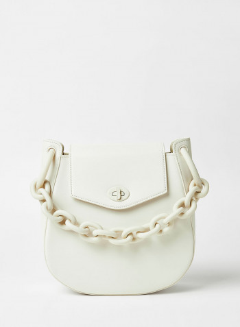 Mini Shoulder Bag White