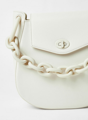 Mini Shoulder Bag White