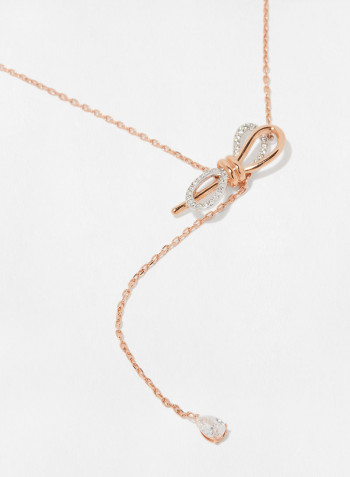 Lifelong Bow Y Necklace