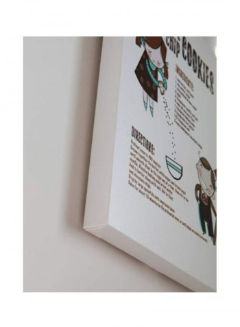 Printed Wall Art Chocolate Chip Cookies 16x20inch