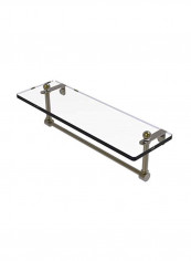 Glass Shelf Towel Bar Clear/Gold 16inch reviews Glass Shelf Towel Bar Clear/Gold 16inch
