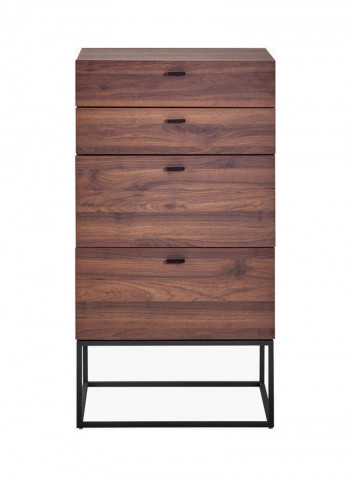 Majestic 4-Drawer Chest Brown