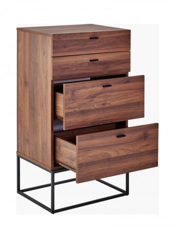Majestic 4-Drawer Chest Brown