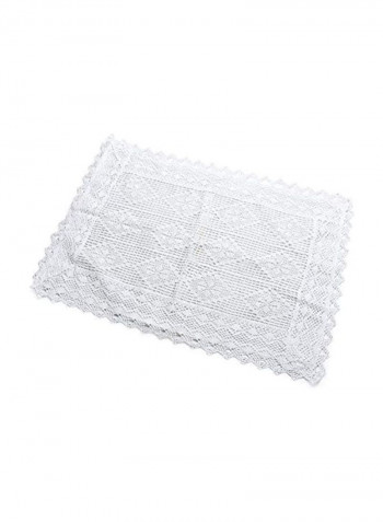 3-Piece Bed Spread With Pillowcase Set White