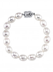 Freshwater Cultured Pearl Sterling Silver Bracelet