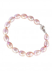 Oval Freshwater Cultured Pearl  Bracelet