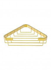 Toiletry Corner Shower Basket Gold 9.8x6.2x3.1inch