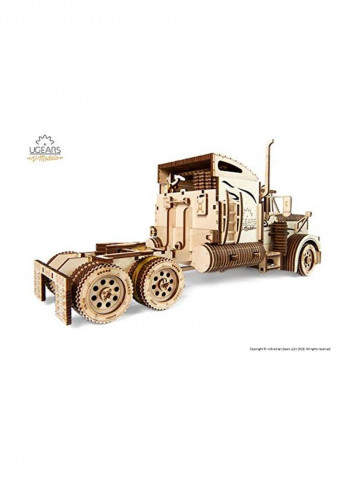 3-D Wooden Mechanical Mac Truck Puzzle VM-03