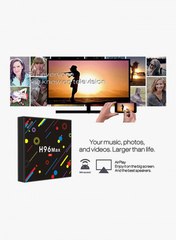 H96 TV Box T137 Black/Yellow/Blue