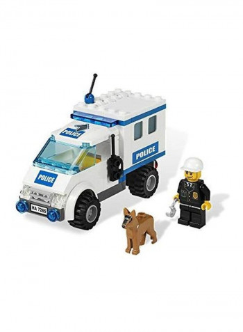 96-Piece Police Dog Unit Building Set 7285