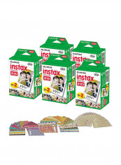 Pack Of 5 Instax Instant Film For Mini 8 And 9 Camera Multicolour