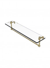 Towel Bar Glass Shelf Clear/Gold 22inch reviews Towel Bar Glass Shelf Clear/Gold 22inch