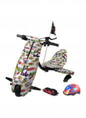 3 Wheels Electric Drifting Scooter With Protecting Gears