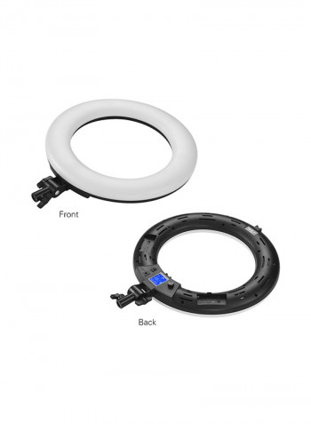LED Ring Video Fill Light With Remote Control 45watts Black