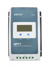 MPPT Solar Charge Controller Blue/White 28x20x8centimeter