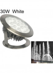 30W Square Park Landscape LED Underwater Pool Light White