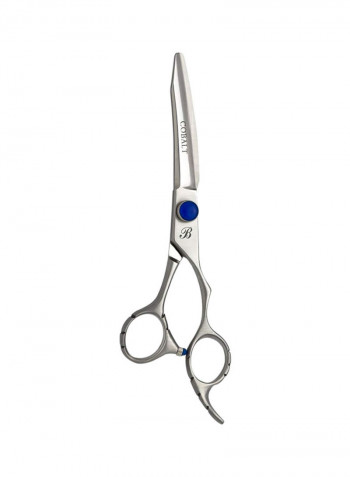 Professional Hair Cutting Shear Silver/Blue 2.2ounce