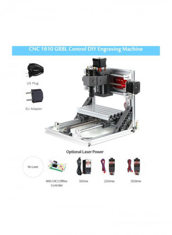 Mini CNC Engraving Machine Red/Black/Grey 160x100x40millimeter