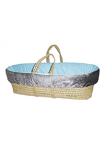Croco Minky Moses Basket