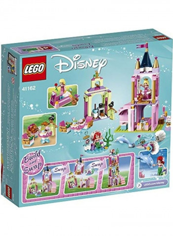 282-Piece Disney Aurora, Ariel and Tiana's Royal Celebration Building Toy