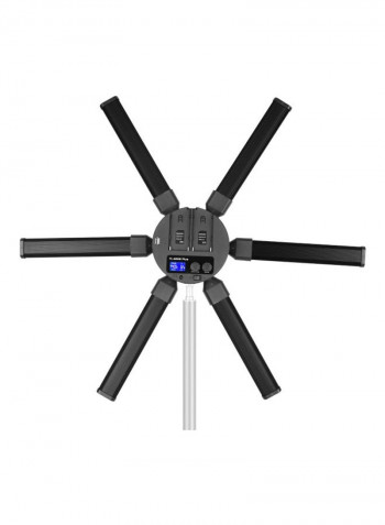 TL-900S Star-Shaped Digital Photography Light Black
