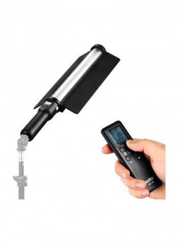 LED Handheld Bi-Colour Photography Light Stick 73x8.3x13.8centimeter Black/White