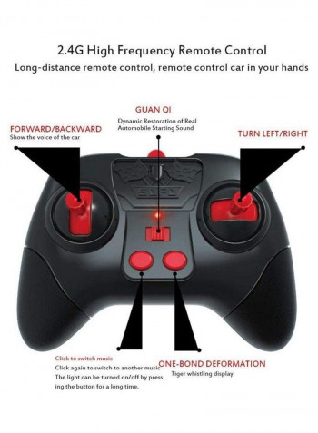 2.4G Gesture Sensing Remote Control Stunt Car with Four-Wheel Drive 38x38x38cm
