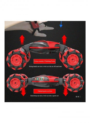 2.4G Gesture Sensing Remote Control Stunt Car with Four-Wheel Drive 38x38x38cm