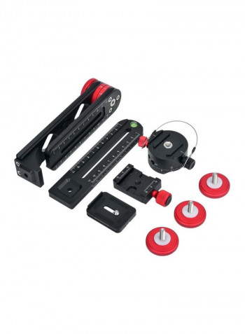 Panoramic Ball Head With Quick Release Plate Black/Red