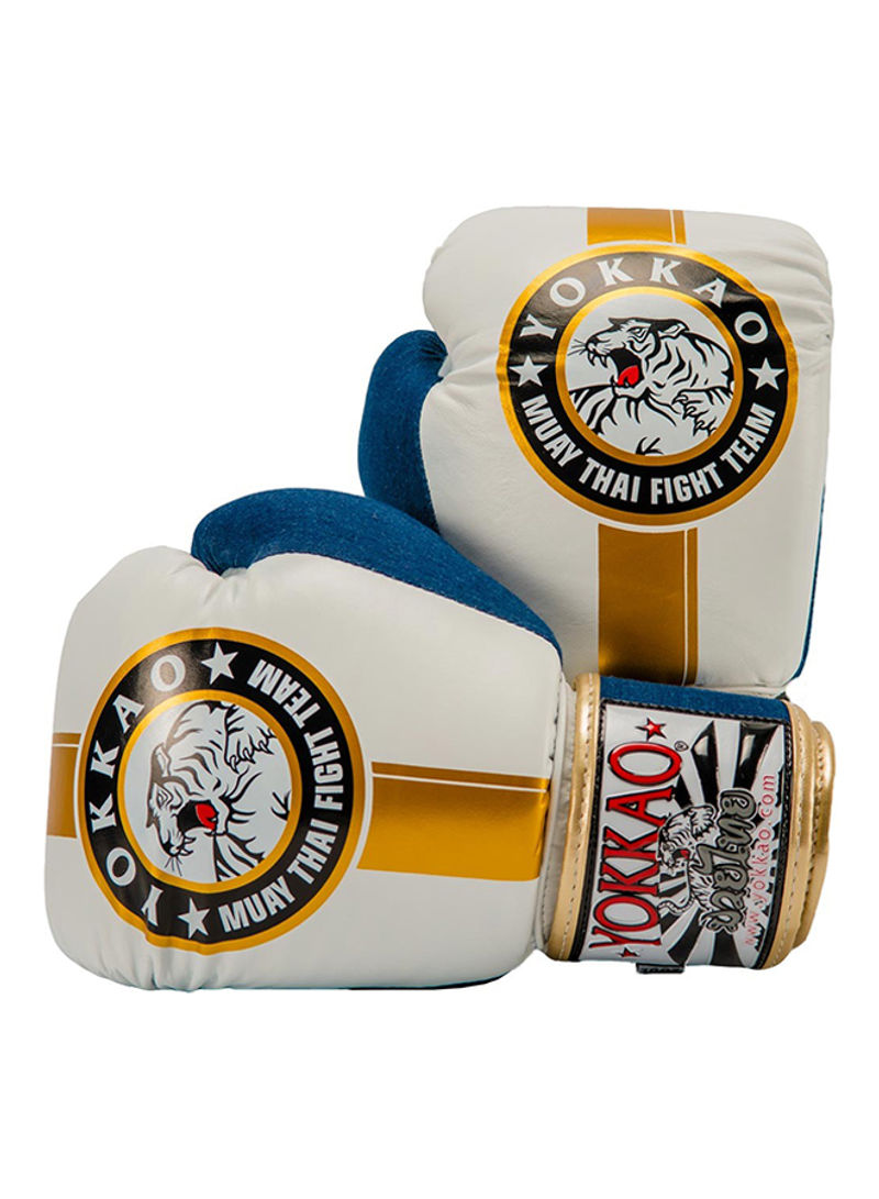 Gold Edition Fight Team Boxing Gloves - 12 oz